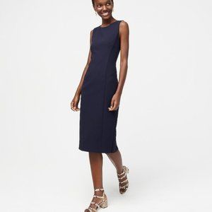 J. Crew Sheath Dress 4-season stretch 4T